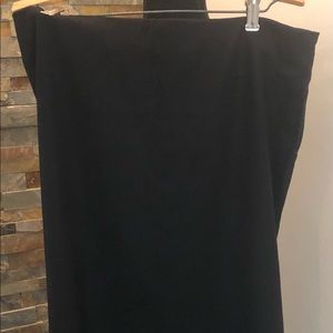 Talbots Full-length, black wool Skirt Size 14